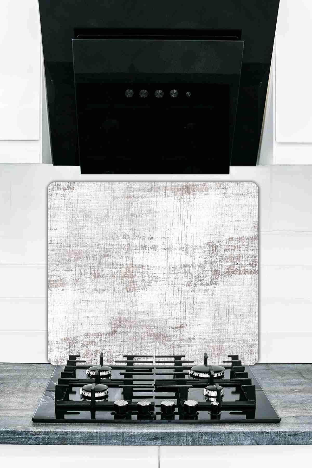 50X56 cm Cam Ocak Koruyucu Model 2