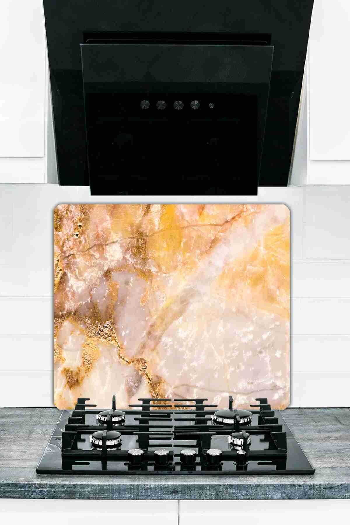 50X56 cm Cam Ocak Koruyucu Model 20