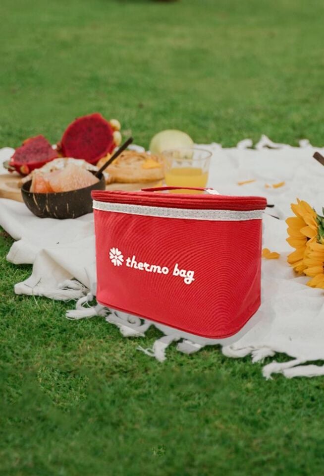 4 Litre - Kırmızı - Termal Çanta - Termo Çanta