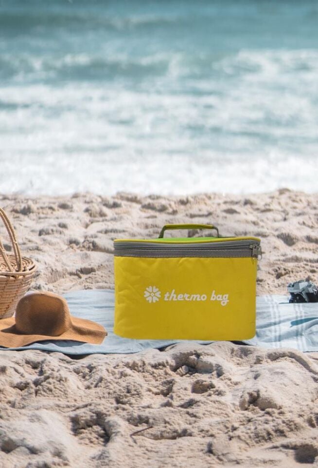 4 Litre - Sarı - Termal Çanta - Termo Çanta