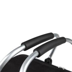 Kulplu katlanır  Alüminyum Çerçeveli Termo Çanta Siyah