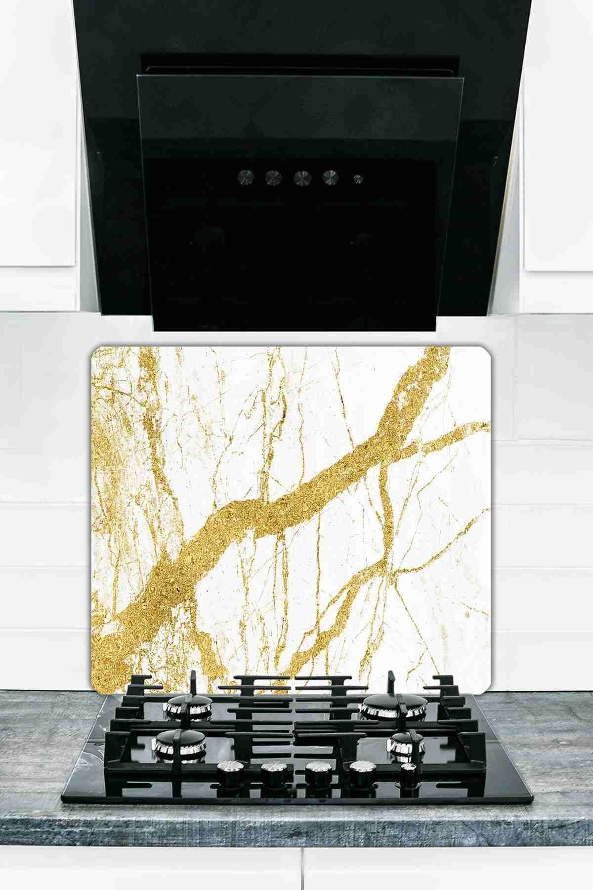 50X56 cm Cam Ocak Koruyucu Model 6