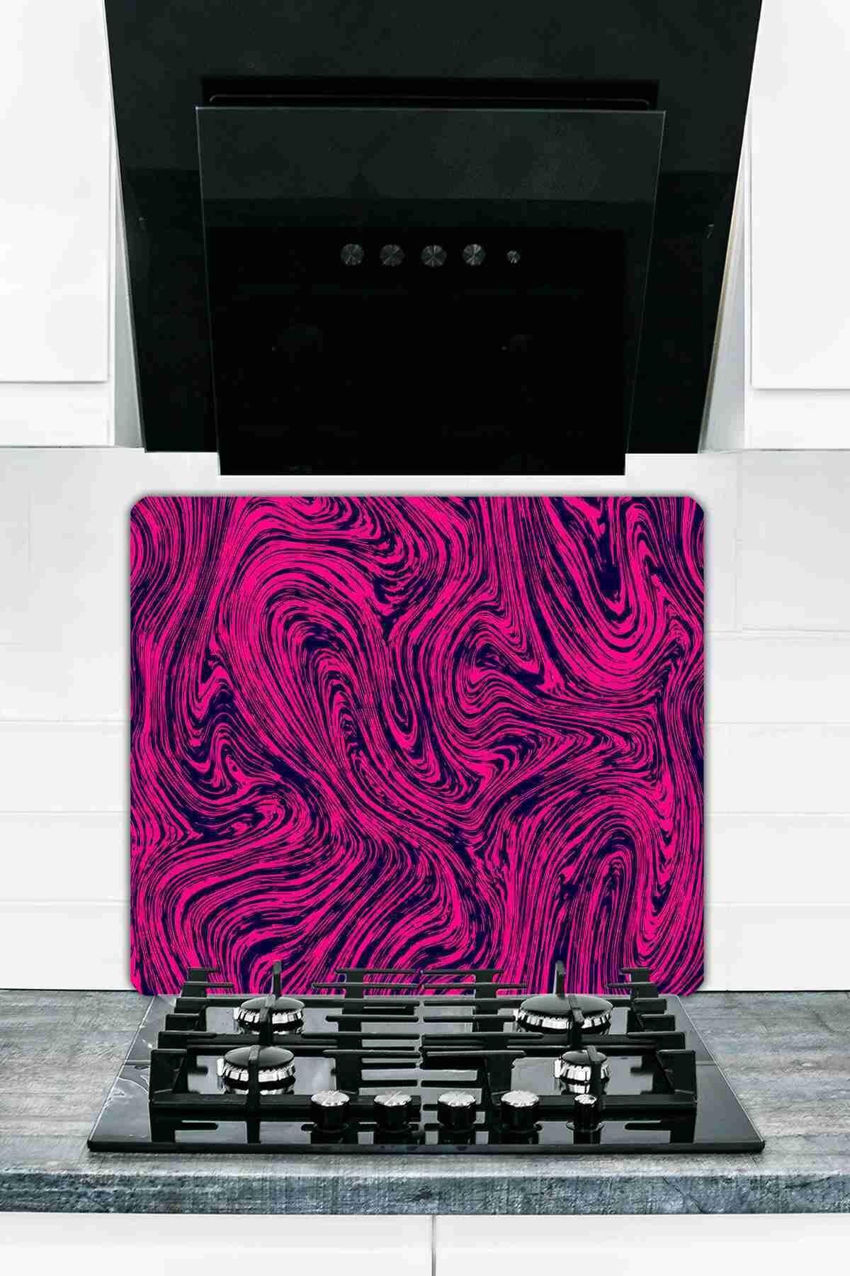 50X56 cm Cam Ocak Koruyucu Model 3