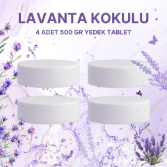 2 Adet 2x500 gr Nem Alıcı Rutubet Ve Küf Önleyici Yedek Tablet Lavanta