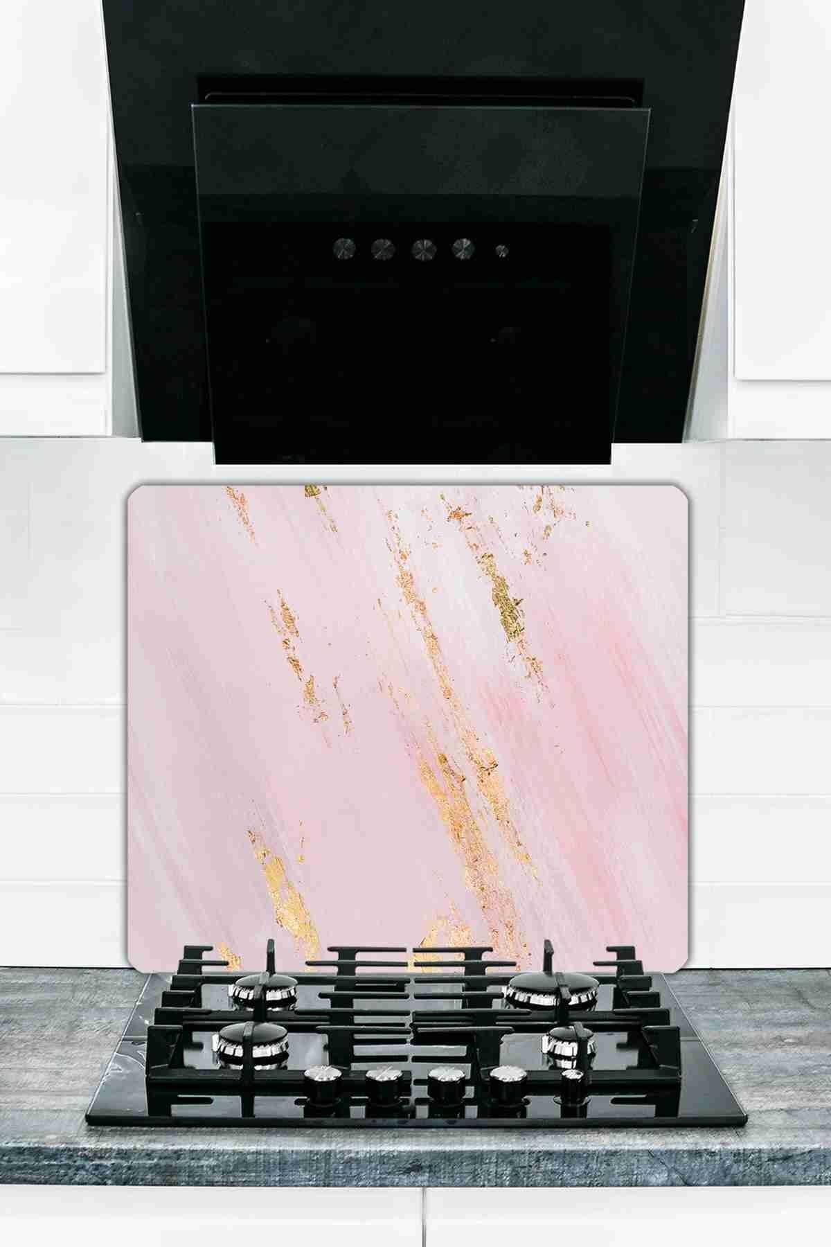 50X56 cm Cam Ocak Koruyucu Model 30