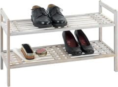 Wenko Norway Raf Ünitesi, 2 Raflı Doğal Ceviz Ahşap Ayakkabılık