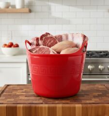 Kurban Kovası , Kirli Ve Oyuncak Sepeti Esneyebilen Özellik 42 Lt (KIRMIZI)