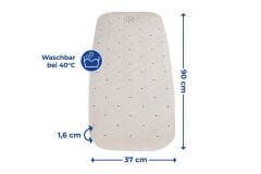 Wenko Banyo Tabanlığı Mod. Doğal Kauçuk Bej