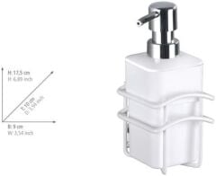 WENKO Classic Plus sıvı sabunluk, yüksek kaliteli pas korumalı sıvı sabunluk,