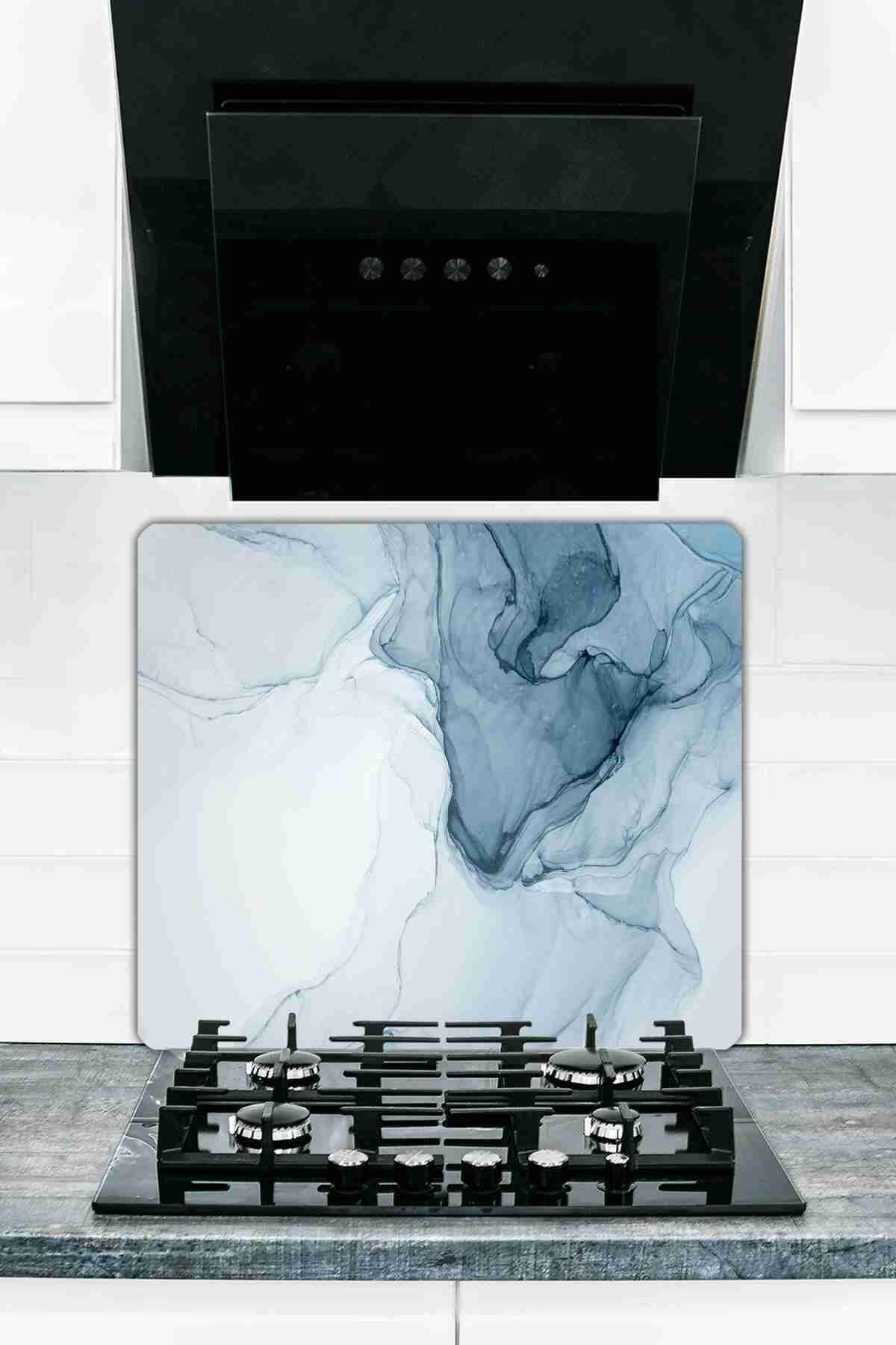 50X56 cm Cam Ocak Koruyucu Model 11