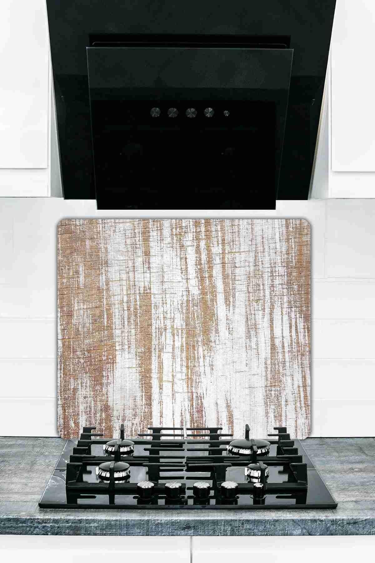 50X56 cm Cam Ocak Koruyucu Model 16