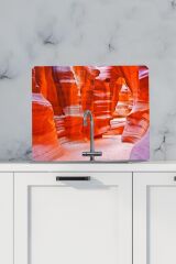 50X56 cm Cam Ocak Koruyucu Kanyon