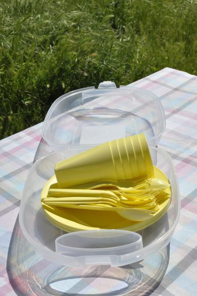 32 Parça Eko Piknik Seti (SARI)