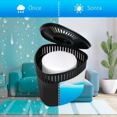 Siyah Okyanus Üçgen Nem Alıcı Aparat Rutubet ve Koku Giderici 500Gr