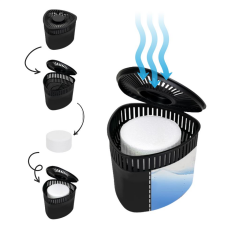 Siyah Vanilya Üçgen Nem Alıcı Aparat Rutubet ve Koku Giderici 500Gr