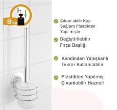 Wenko Yüksek Kaliteli Çelik WC Fırça Seti