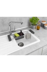 DURULAMA YAYI WENKO CADDY CAMI 77X8X14CM PASLANMAZ ÇELİK
