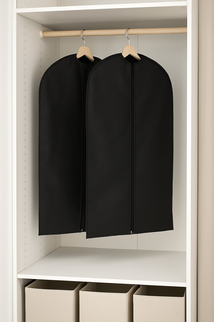 2'li Set Giysi Torbaları, Saklama ve Taşıma İçin İdeal, 150 x 60 cm