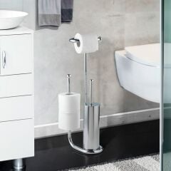 Wenko WC Kağıt Tutucu Takımı Universalo Krom, Yedek Kağıt Rulo Tutucu