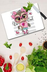 30x40 cm Cam Kesme Tahtası Be Cool