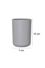 Diş Fırçalık Ve Sıvı Sabunluk 2'li Set Gri