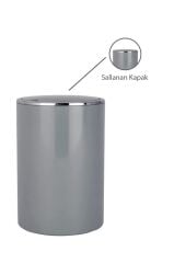 Çöp Kovası Gri 5 Lt ( İnca Model )