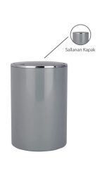Çöp Kovası Gri 5 Lt ( İnca Model )