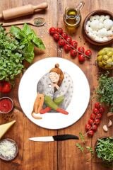 Çap 32 cm Alone Desenli