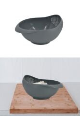 Gri, Oval Pirinç Süzgeci