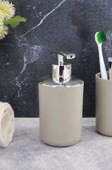 Sıvı Sabunluk Plastik Bej