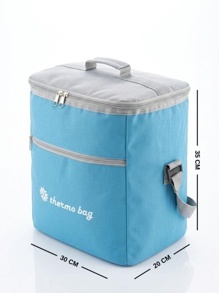 25 Litre Mavi Termal Çanta – Isı Yalıtımlı Termo Çanta