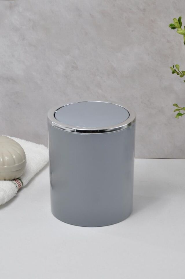 Gri, Çöp Kovası 2 Litre - İnca Model