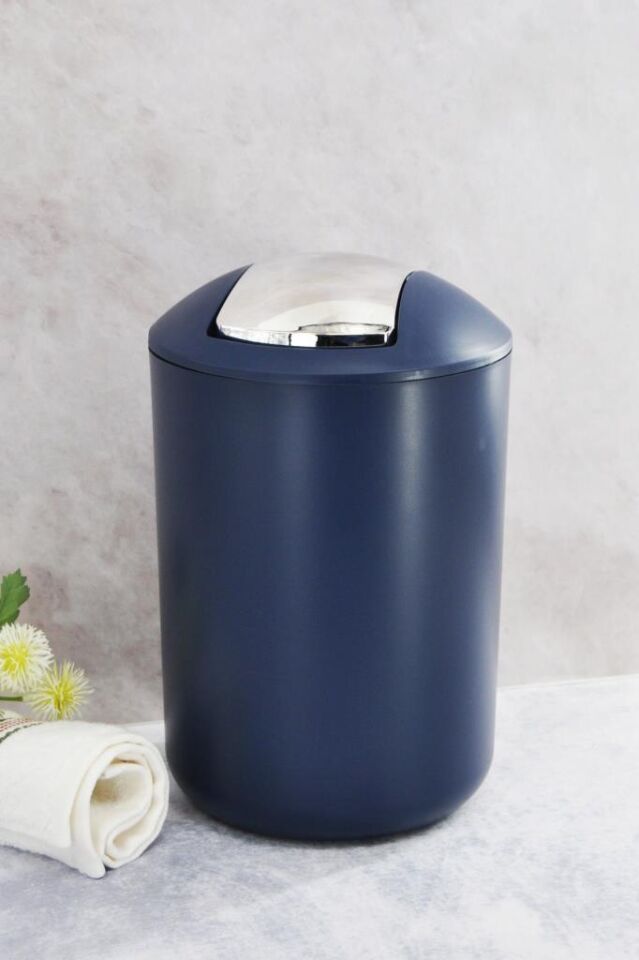 Lacivert, Çöp Kovası 2 Litre - Brasil Model
