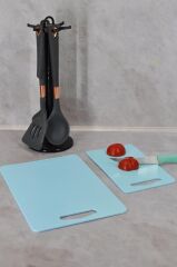 Kesme Tahtası Plastik 2'li Mavi