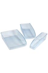 Buzdolabı Düzenleyici Şeffaf 3 Parçalı set