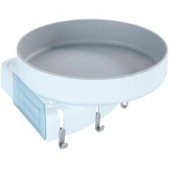 Saban Döner Başlıklı 5 kancalı Köşe Duş Rafı