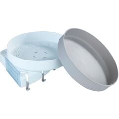 Saban Döner Başlıklı 5 kancalı Köşe Duş Rafı