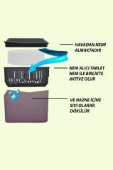 1 Kg Nem Alıcı Kare Aparat Lavanta