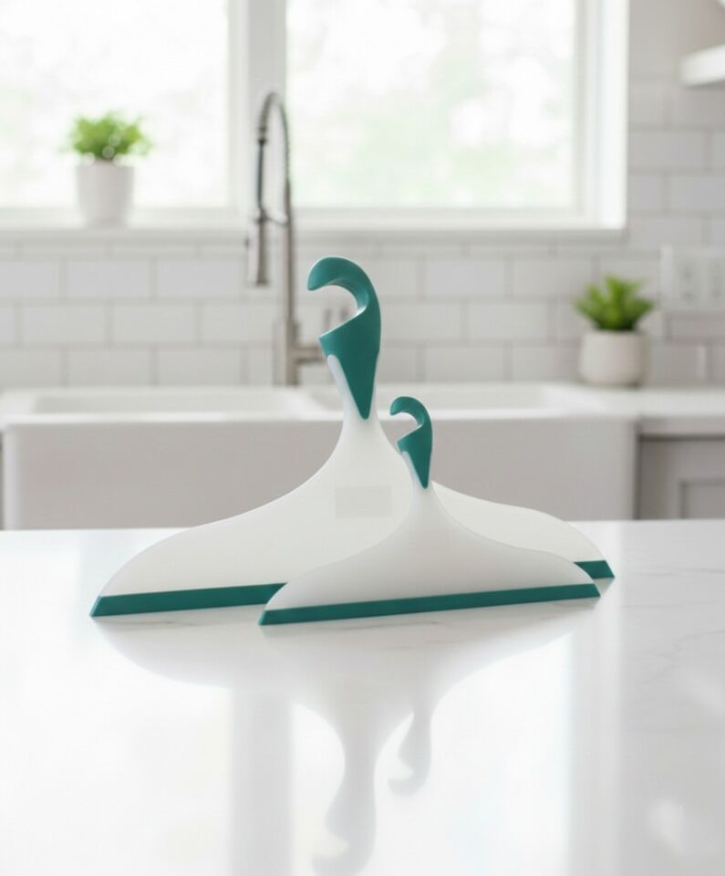 2'Li Takım - Mint Yeşili, Çekçek Tezgah Üstü ve Cam Çekpası