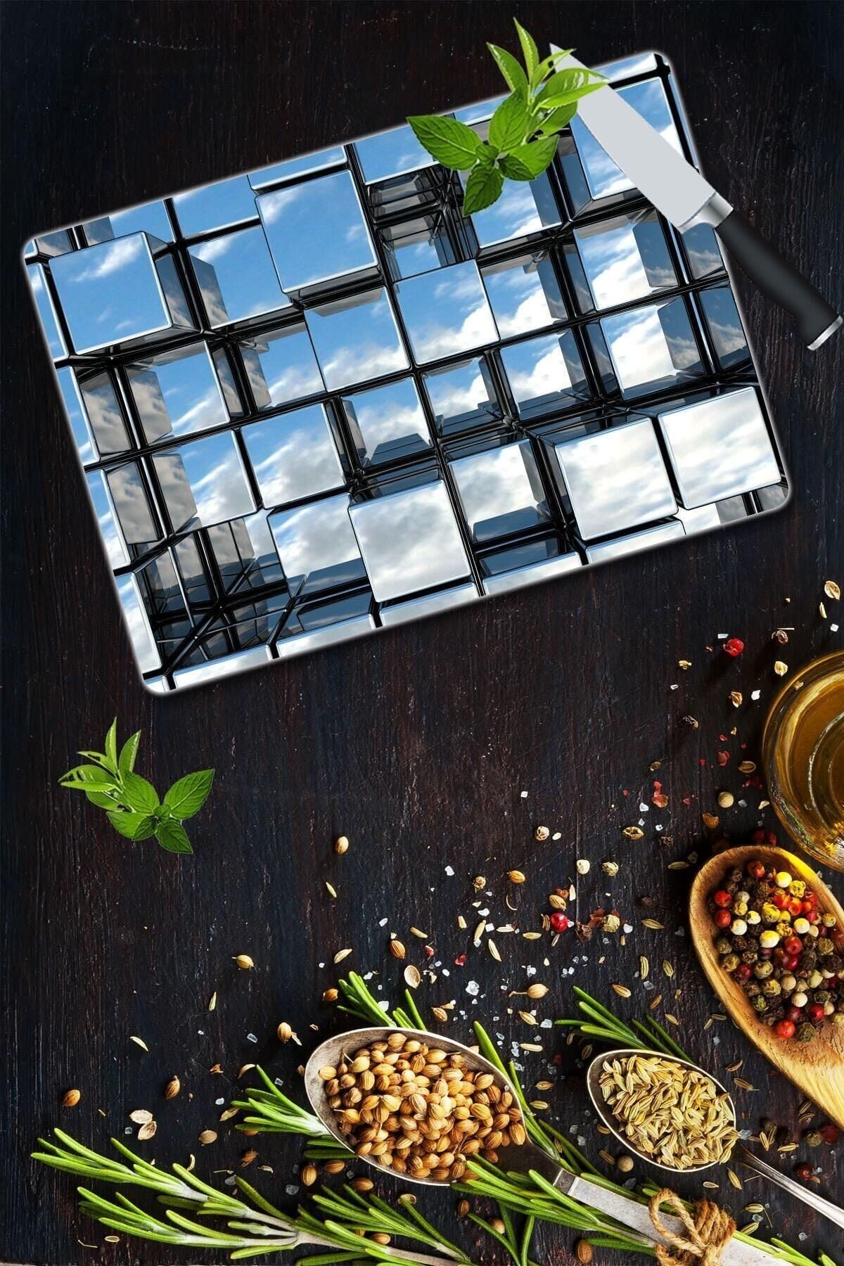 30x40 cm Cam Kesme Tahtası Model 190