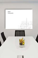 50x60 Cm Temperli Cam Yazı Tahtası