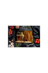 30x40 cm Cam Kesme Tahtası Mutlu Yıllar