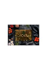 30x40 cm Cam Kesme Tahtası Noel