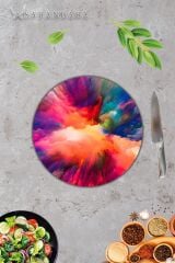 Çap 32 cm Renkli Odak Desenli