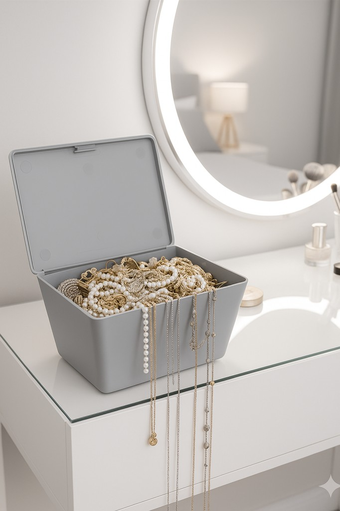 Takı kutusu gri (Brasil model )