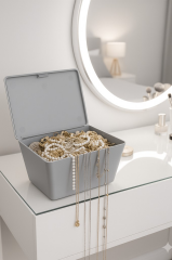 Takı kutusu gri (Brasil model )