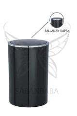 Çöp kovası siyah 5 lt ( İnca Model )