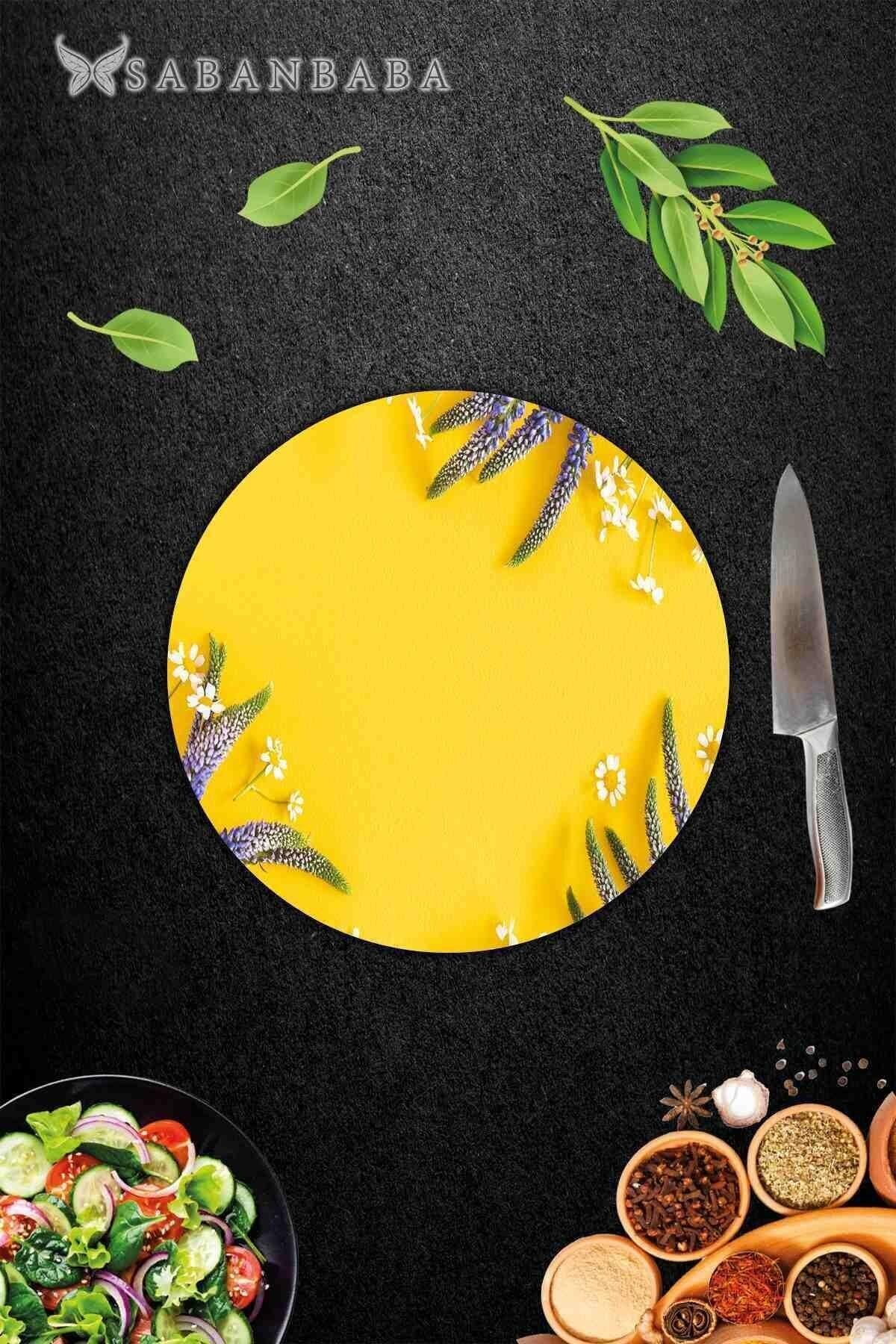 Çap 32 cm Sarı Karanfil