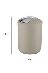 Çöp kovası bej 2 lt ( Brasil Model )