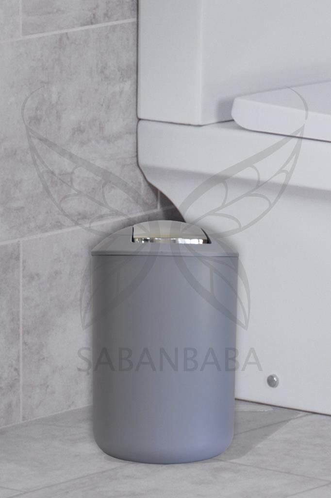 Çöp kovası gri 6.4 lt ( Brasil Model )